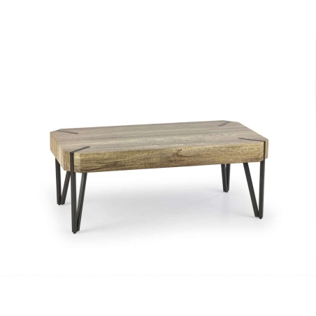 Emily bench wild oak / black Halmar