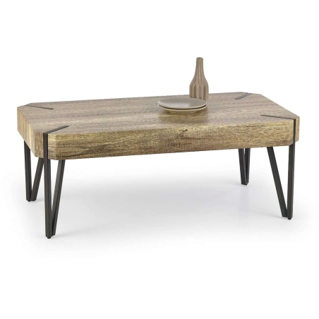 Emily bench wild oak / black Halmar