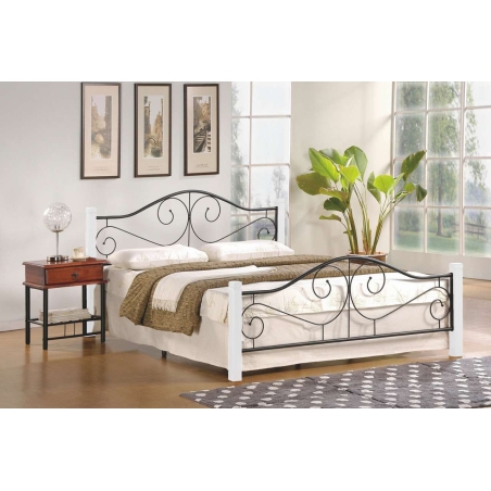 Violetta 160 white bed Halmar