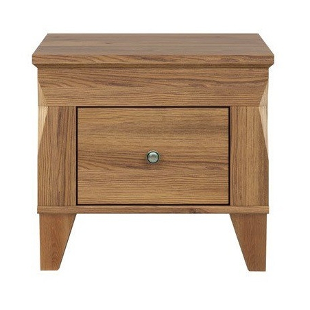 Bedside table Bergen KOM1S Black Red White