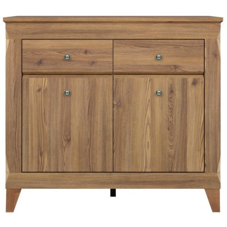 Bergen chest of drawers KOM2D2S Black Red White