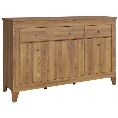 Bergen chest of drawers KOM3D3S Black Red White