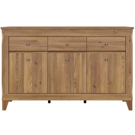 Bergen chest of drawers KOM3D3S Black Red White