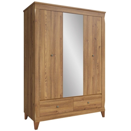 Szafa Bergen SZF2D1SM2S Black Red White