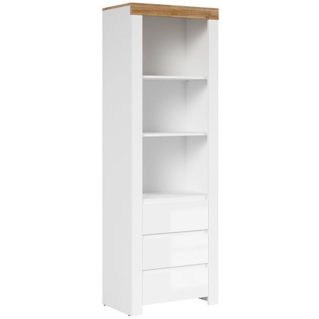Holten REG3S bookcase Black Red White