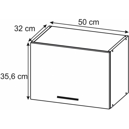 Bella Bianco UPO 50 Wall Cabinet