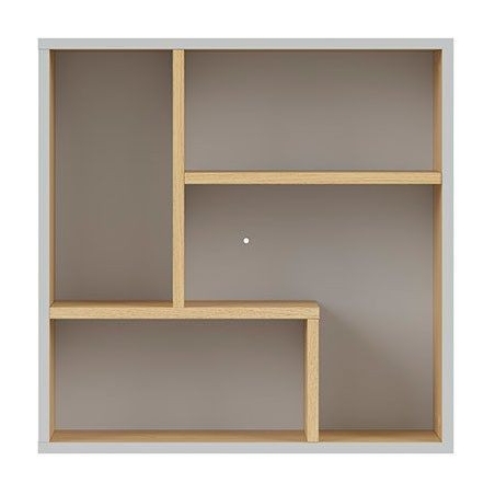 Nandu POL/50 shelf Black Red White