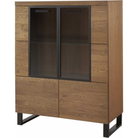2-door sideboard Pratto 15 oak rustical Szynaka Meble