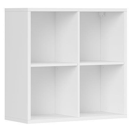 Bookcase Nepo Plus SFW/8/8 Black Red White