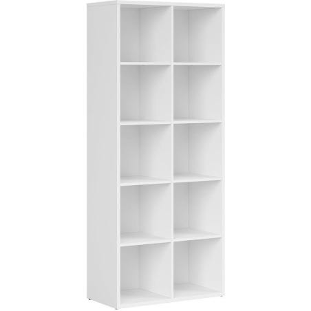 Bookcase Nepo Plus REG/19/8 Black Red White