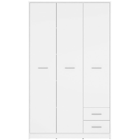 Wardrobe Nepo Plus SZF3D2S Black Red White
