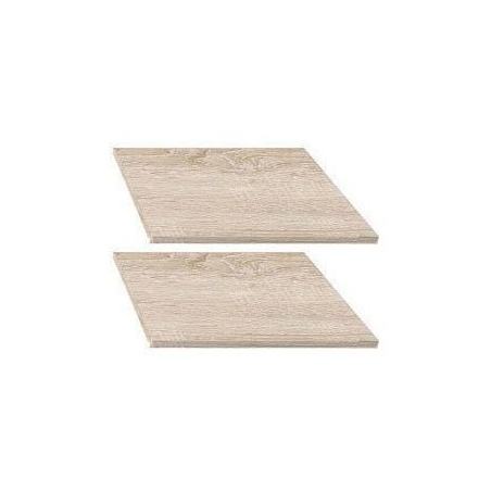 Shelves for Nepo Plus wardrobe SZF3D2S_OPCJA_2 Black Red White