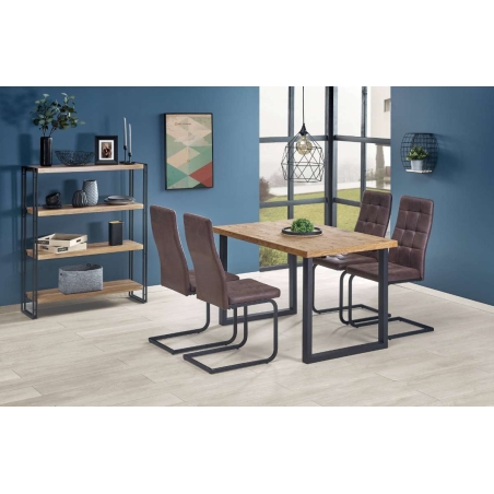 Horus folding table 126-206 light oak Halmar