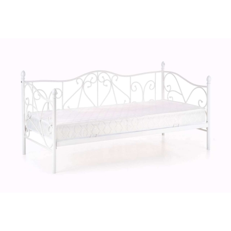 Sumatra bed 90 white Halmar