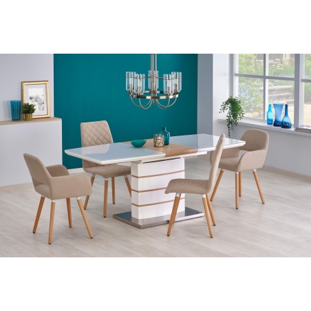 Toronto folding table 140-180 white Halmar