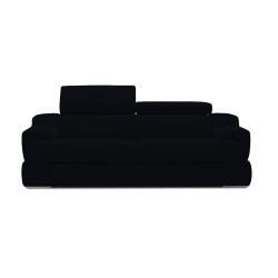 Kolor tapicerki: shades of black Group A1: Matt Velvet 99 Gala Collezione leg colours: Chrome 