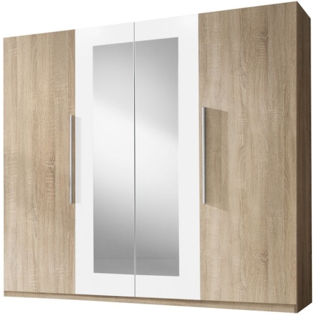 Four-door wardrobe Vera oak sonoma Helvetia Wieruszów