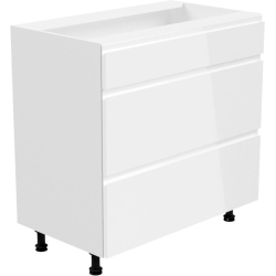 Base cabinet D80S3 with three drawers Aspen Gala Meble