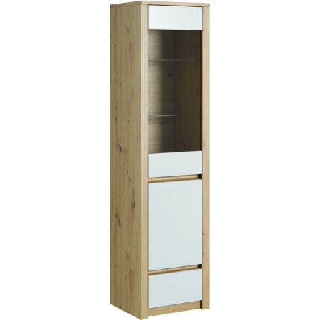 Cabinet W1D Malta oak artisan/white matt Gała Meble