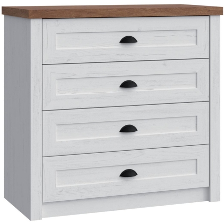 K4 chest of drawers Provence andersen pine Gała Meble