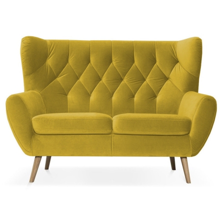 Gala Collezione kolory nóżek - Dąb efekt wosku, kolor - odcienie żółtego, Gala Tkaniny Gr.A - Solo 258