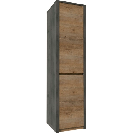 Wardrobe S1D Montana smooth grey Gała Meble