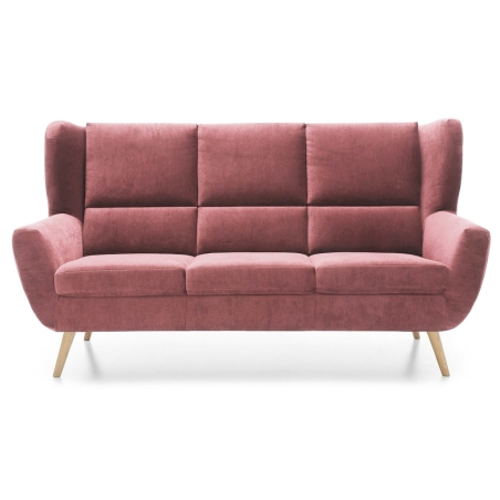 kolor - Odcienie różowego, Gala Tkaniny Gr.A - Solo 255, Gala kolorystyka nozek bez chrom - Buk natura