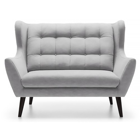 IMS Drewno nóżki - Czarny, IMS Tkaniny Gr1 - Austin KR10713, kolor - odcienie szarego