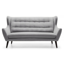 Wooden legs: Black Kolor tapicerki: shades of grey Gr1 fabrics: Austin KR10713 