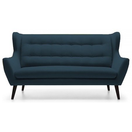 IMS Wooden feet - Black, IMS Fabrics Gr2 - Monolith KR10678, colour - navy blue