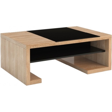 Corino table with glass Mebin