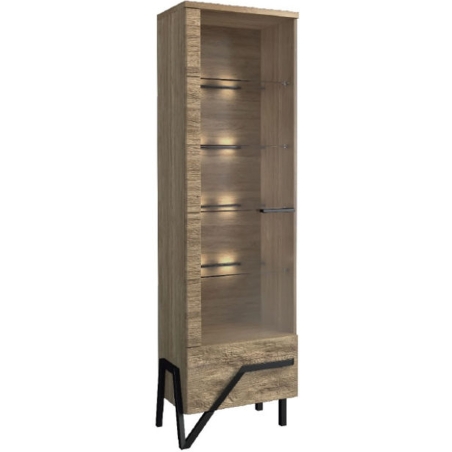 Pik single cabinet with lighting I left Mebin