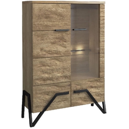 Pik cabinet with bar with lighting right Mebin