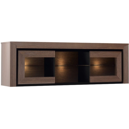 Sempre Hanging display cabinet large 2DS with lighting Mebin