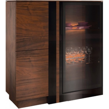 VIGO cabinet with bar with lighting L/P Mebin