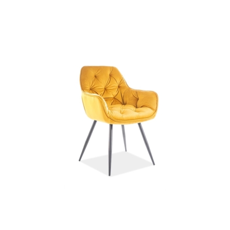 Cherry Velvet chair Signal