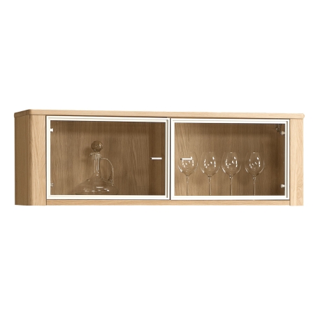 Glass wall cabinet type 14 Orlando Dekort