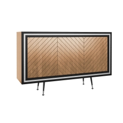 Wood colouring: D-00 Natural Oak Frame selection: Silver Frame 
