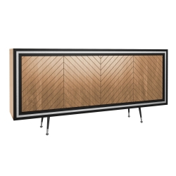 Wood colouring: D-00 Natural Oak Frame selection: Silver Frame 