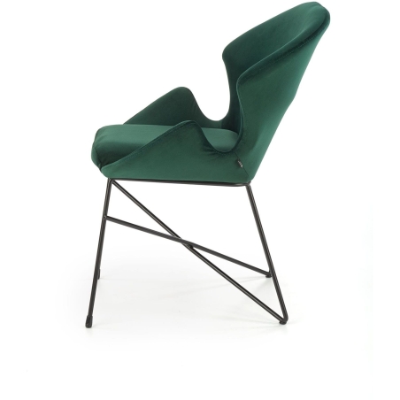 K458 chair dark green Halmar
