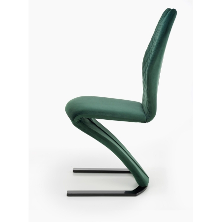 K442 chair dark green Halmar