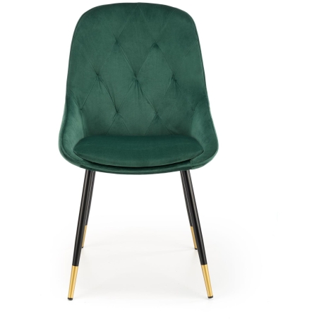 K437 chair dark green Halmar