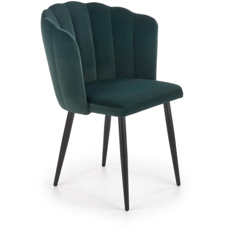 K386 dark green chair Halmar