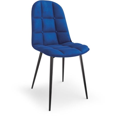 K417 chair navy blue velvet Halmar