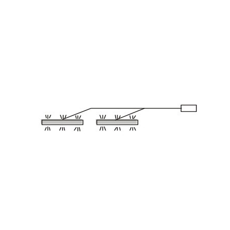 Hayato 2-point neutral LED light IZLED08-02-WN01 Forte