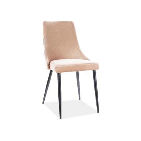 Piano B Velvet beige Bluvel 28 Signal chair