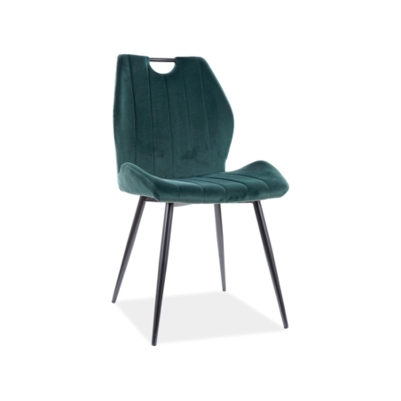 Arco Velvet chair green Bluvel78 Signal