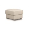 Leather pouffes and footstools