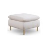 High-footed pouffes and footstools