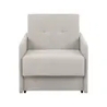 Beige single-seater sofas